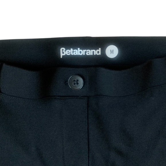 Betabrand Black Yoga Dress Pants Two Pocket Flare W1553-BK Women's Medium M - Picture 5 of 6